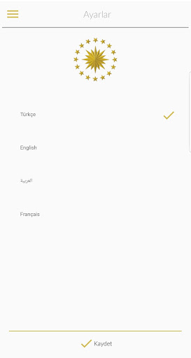 Türkiye Cumhuriyeti Cumhurbaşk ekran görüntüsü