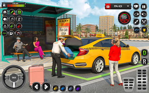 Car Driving Taxi Simulator ekran görüntüsü