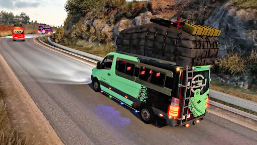 Van Driver Simulator Bus Games ekran görüntüsü