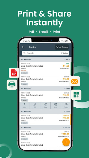 Uni Invoice & Billing Manager ekran görüntüsü