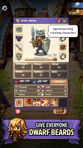 Knights of Pen and Paper 3 RPG ekran görüntüsü