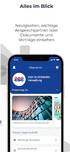 GSG OLDENBURG Verwaltung ekran görüntüsü