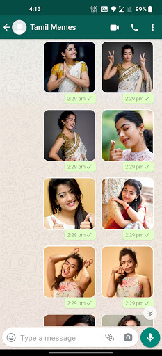 Rashmika Stickers ekran görüntüsü