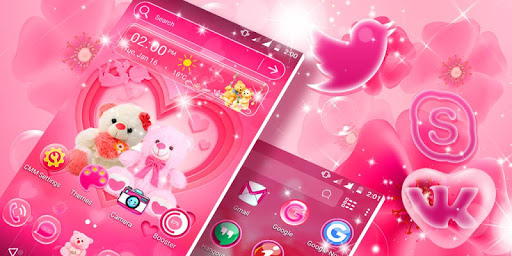 Love Bear Launcher Theme ekran görüntüsü