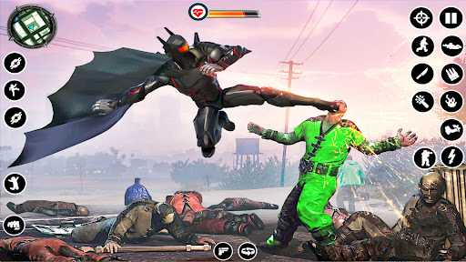 Bat Superhero Man Hero Games ekran görüntüsü