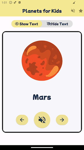 Planets Flashcards For Kids ekran görüntüsü