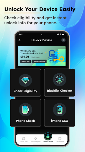WiFi Speedtest - IMEI Checker ekran görüntüsü