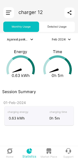 SPIN EV Charging App ekran görüntüsü