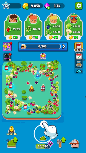 Pocket Land: Farm & Build Sim ekran görüntüsü