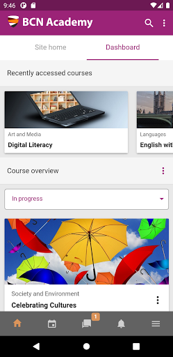 BCN Academy ekran görüntüsü
