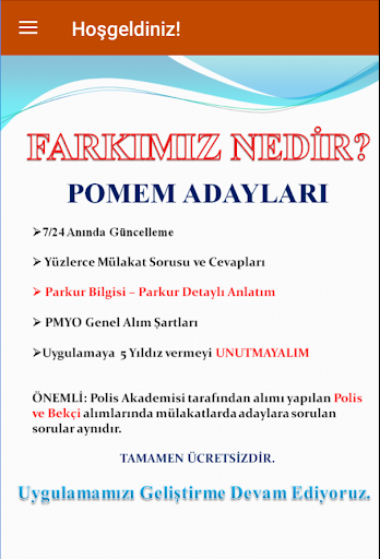 POMEM Haber ve Mülakat Sorular ekran görüntüsü
