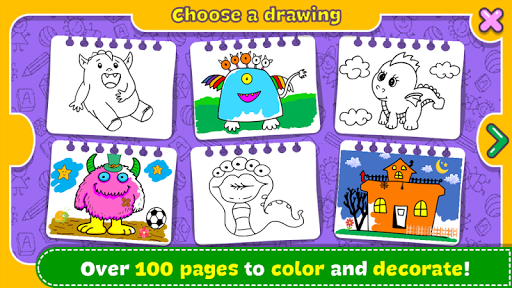 Fantasy Coloring Book & Games ekran görüntüsü