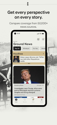 Ground News ekran görüntüsü