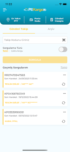 Ptt Mobil ekran görüntüsü