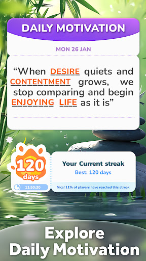 Word Search: Daily Motivation ekran görüntüsü