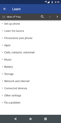 Device Help ekran görüntüsü