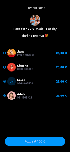 Tatra banka VIAMO ekran görüntüsü