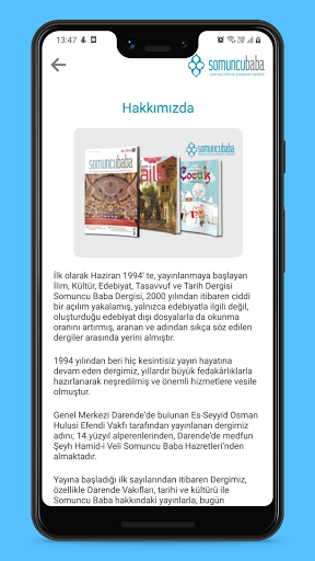 Somuncu Baba Dergisi ekran görüntüsü