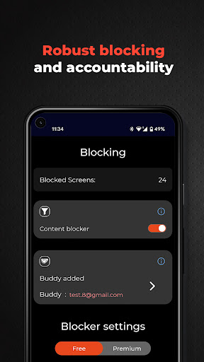 No Nut November: porno block ekran görüntüsü