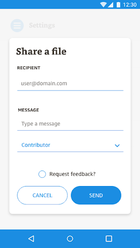 Amazon WorkDocs ekran görüntüsü