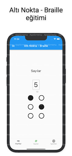 Altı Nokta Braille ekran görüntüsü