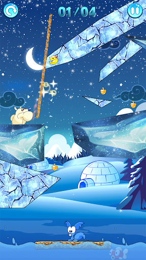 Slice the Ice - physics game! ekran görüntüsü