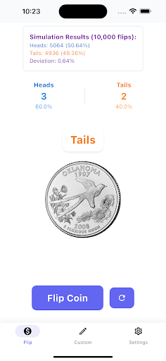 Coin Flip ekran görüntüsü