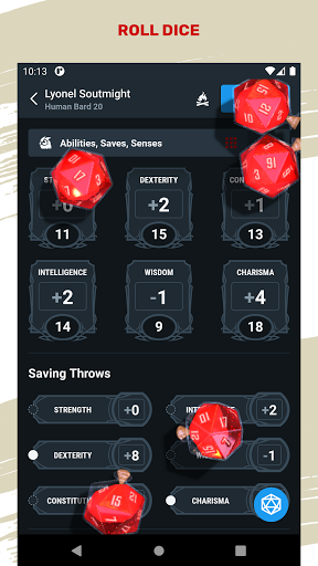 D&D Beyond ekran görüntüsü