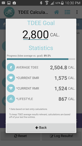 TDEE Calculator & Tracker ekran görüntüsü