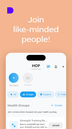 HOP: Health & Wellness Tracker ekran görüntüsü