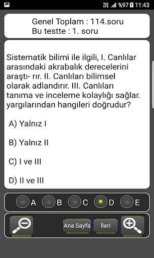 TYT AYT Biyoloji Soru Bankası ekran görüntüsü