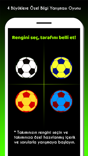 4 Büyük Futbol Bilgi Yarışması ekran görüntüsü