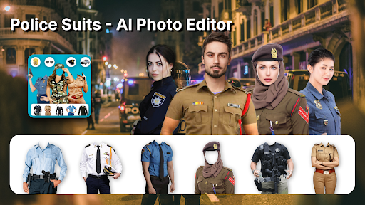 Police Suits - AI Photo Editor ekran görüntüsü