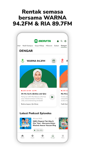 BERITA Mediacorp ekran görüntüsü
