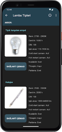 Aydınlatma Hesaplamaları ekran görüntüsü