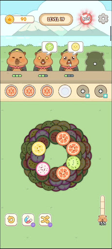 Capybara Fruit Match ekran görüntüsü