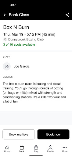 Donnybrook Boxing Club ekran görüntüsü