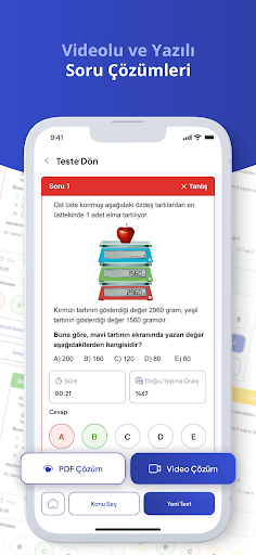 TUDU: YKS, TYT, AYT Soru Çöz ekran görüntüsü