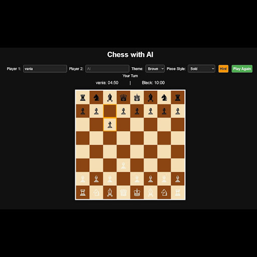 Chess with AI ekran görüntüsü