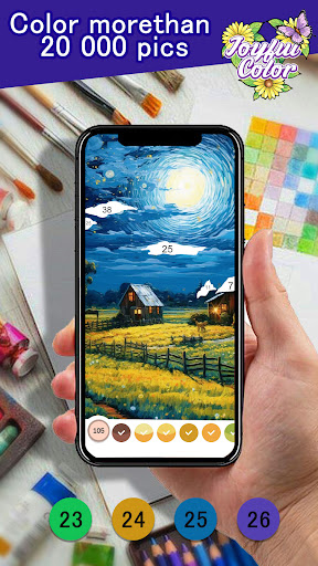 Joyful Color - Color By Number ekran görüntüsü