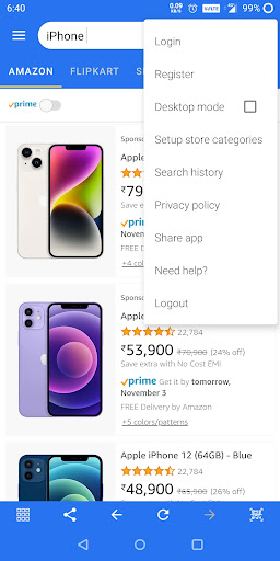 Shoppers Search - Shopping app ekran görüntüsü