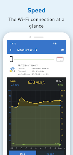 FRITZ!App Wi-Fi ekran görüntüsü