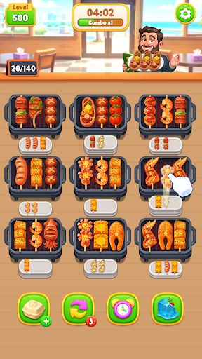 Food Sorting: Kebab Oyunu ekran görüntüsü