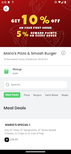 Mario's Pizza&Smash Burger ekran görüntüsü