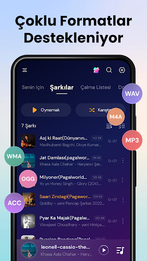 Müzik Çalar ve MP3 Ses Çalar ekran görüntüsü