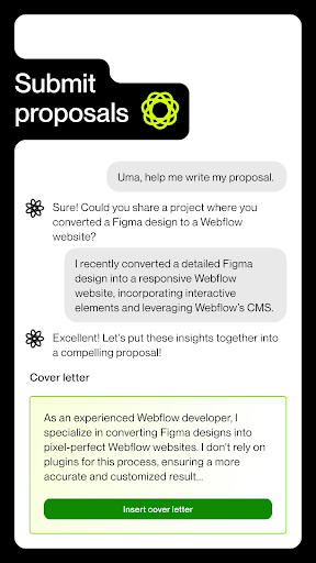 Upwork ekran görüntüsü