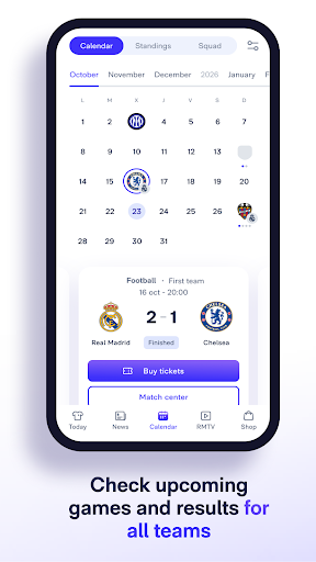 Real Madrid ekran görüntüsü