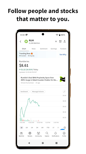 Stocktwits - Stock Market Chat ekran görüntüsü
