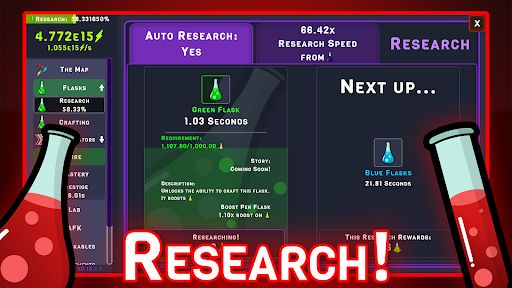 Idle Research: Endless Tycoon ekran görüntüsü