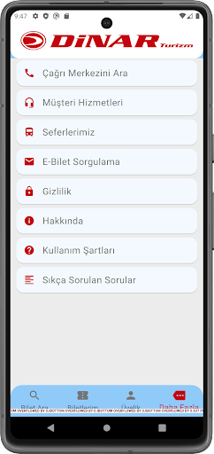 Dinar Turizm ekran görüntüsü